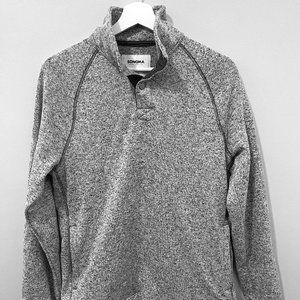 Men's SONOMA Heather Gray Snap Pullover